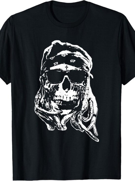 Nicole M Other - Lil Wayne Bandana Skull T-Shirt